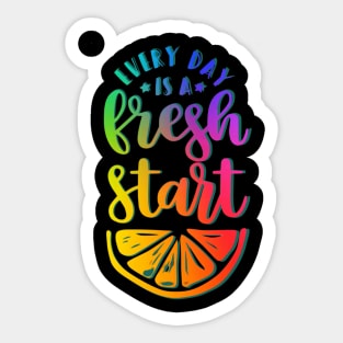 Fresh Start Sticker